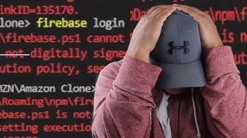 🔴Firebase.ps1 is not digitally signed🔴... 🔥!!FIXED!!🔥