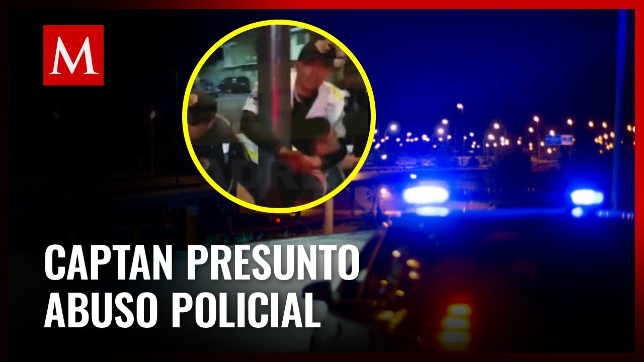 Exhiben presunta brutalidad policial en Gustavo A. Madero