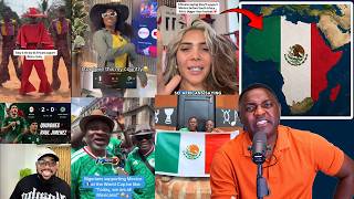 Africans Jubilate as Mexico smashes South Africa by 2 goals - Reactions
