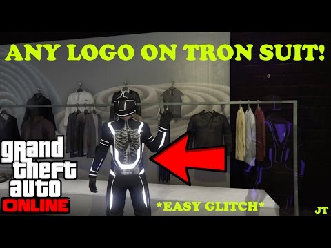 Put Logos On Tron Suit Glitch Gta 5 Online Easily