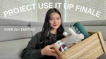 summer project use it up finale and empties | over 20+ products used up