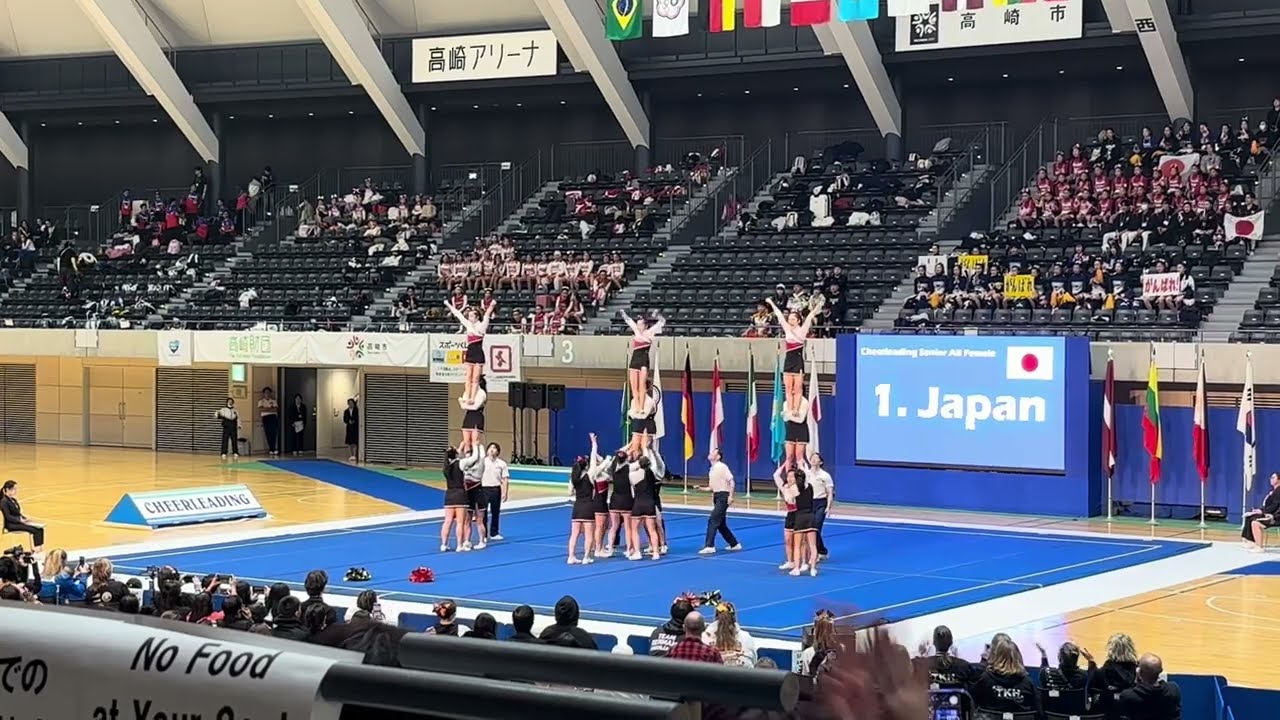 Japan / 1st place / Senior All Female / The 12th Cheerleading World Championships 12/13/2025