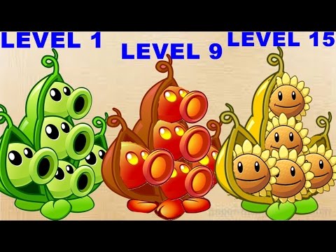 Plants vs Zombies 2 - Sunflower Leveling Up 