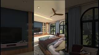 Master Bedroom Design | Sketchup | V-Ray | Render | #shorts #short #sketchup #shortvideo #viral