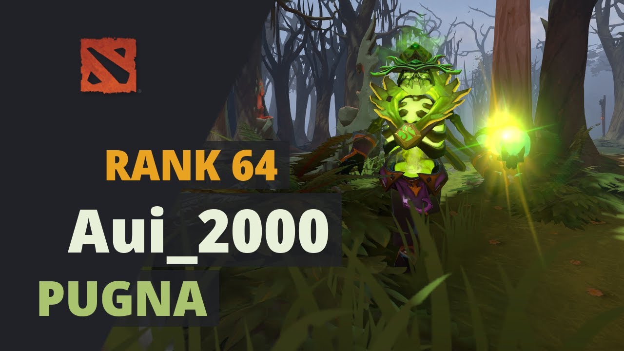 Aui_2000 (Rank 64) plays Pugna Dota 2 Full Game