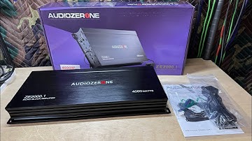 Audiozerone ZE2000.1 Overview and Amp Dyno
