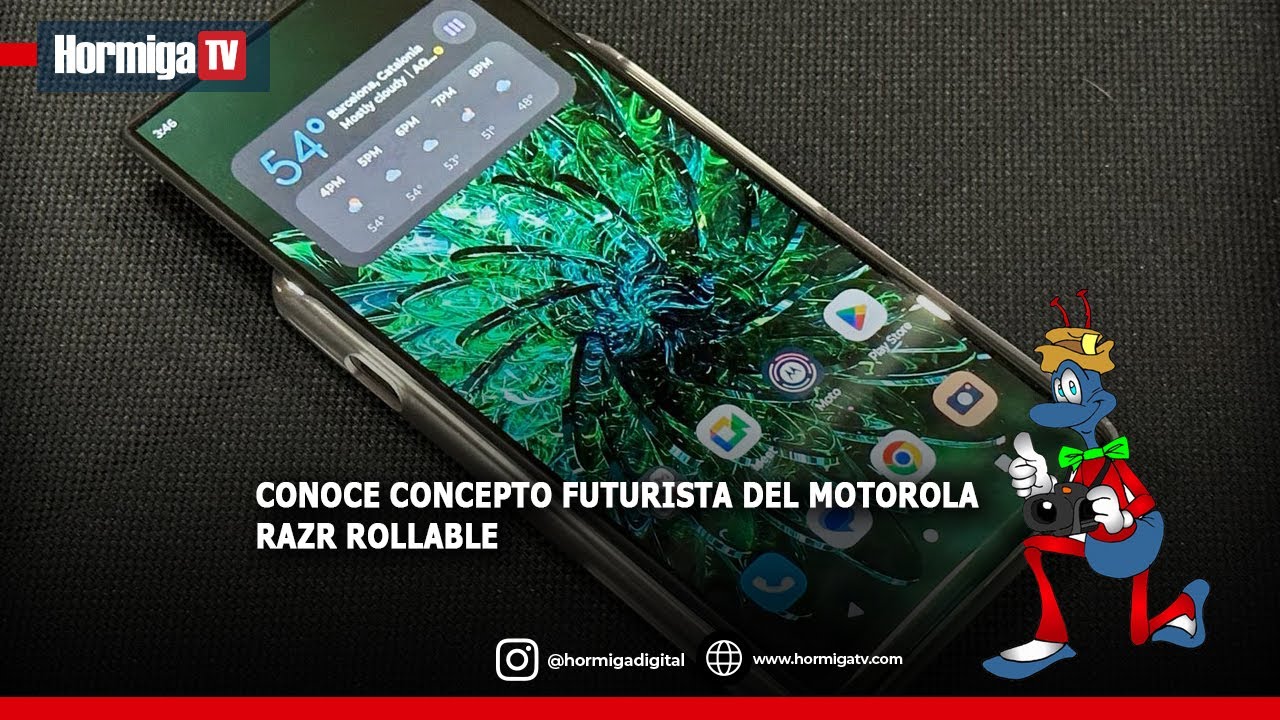 La idea más loca de Motorola: pantalla enrollable en vertical para un móvil  que no se parece a otro