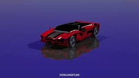 Supercar 3D Car Animation | Lightwave Software Animation