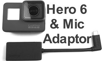 Unboxing Video And How To Connect An External GoPro Pro 3.5mm Mic Adapter To A GoPro Hero 6 Black 5