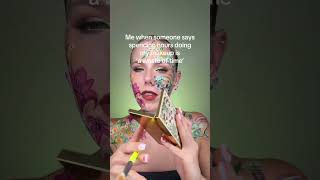 WHY WOULD THEY SAY THIS 😭 #creativemakeup #makeup