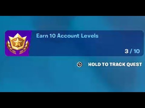 Fortnite - Earn 10 Account Levels - Chapter 4 Season 1 - YouTube