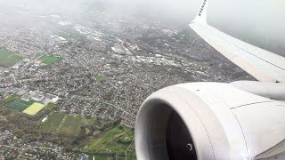 Ryanair 737-Max8 39Kt Gusts Into Man 4K60 Hdr