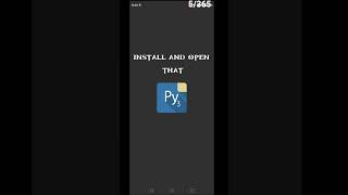 #pydroid3 #mobilecoding #pythononandroid #androidcoding #python #pythonprogramming #funny #reels