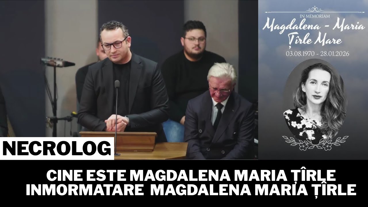 NECROLOG! Cine este Magdalena Maria Țîrle - Înmormântare  Magdalena Maria Țîrle