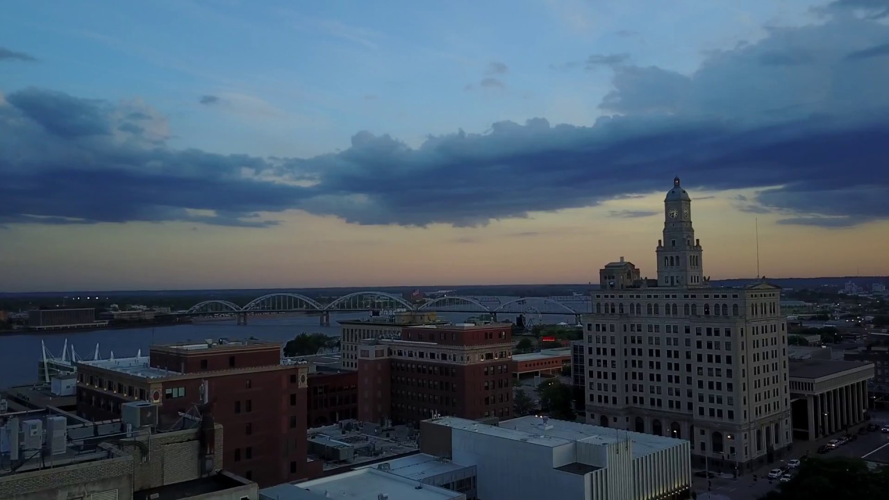 Downtown Davenport by Drone