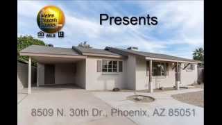 3 bedroom Homes for Sale in Phoenix: 8509 N 30th Dr 85051: Real Estate