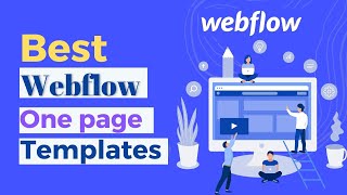 Best Webflow One Page Templates | Landing Page In Webflow