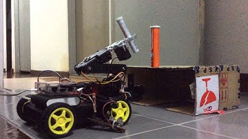 Pick and Place Mobile Robot by Raspberry Pi 2 Control by Android Application