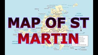 MAP OF ST MARTIN