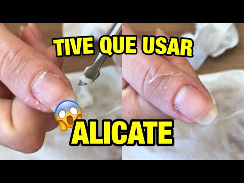 FIQUEI MAIS DE 30 DIAS SEM FAZER AS UNHAS E AS CUTÍCULAS FICARAM HORRÍVEIS