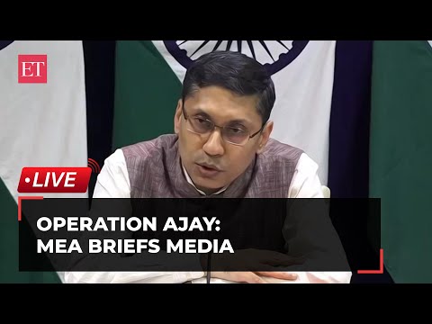 Operation Ajay: Media Briefing by MEA Spokesperson Arindam Bagchi | Israel-Hamas war Episode cover