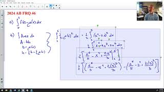 2024 AP Calculus AB Exam - FRQ #6 Solution