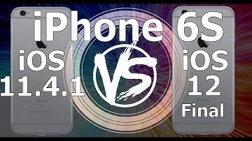iPhone 6S : iOS 12 Final vs iOS 11.4.1 Speed Test (Build 16A366)