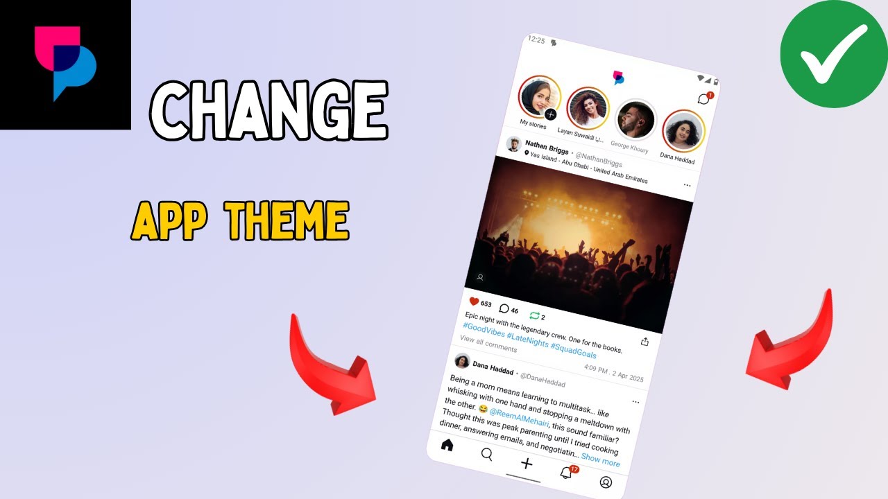 UpScrolled How to Change App Theme