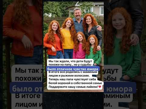 Мы так ждали , что дети будут похожи на отца