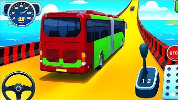 Mega Ramp Bus Stunt Simulator Game 2025 - Android Gameplay 