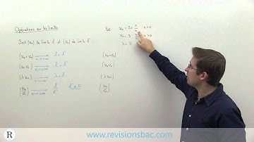 [RévisionsBac.com] - Suites convergentes : opérations sur les limites