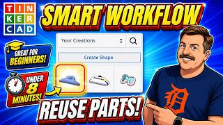 Faster Tinkercad Keychains: Reuse Parts With Your Creations! 💯🔥