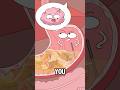 Why do you get stomachaches when you‘re angry?#animation #funny #shorts