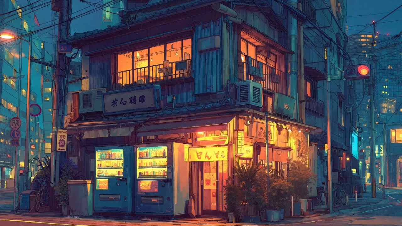 Lofi Hip Hop Beats Old Town 🏙️ Nostalgic Retro 1990s Japanese Town Vibes 🌸 1940s Oldies Music