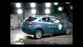 Crash Test Hyundai I30 12 5 Star Euro Ncap Youtube