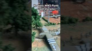 Realistic Ww2 Crash Diorama aviation military army edit airplane modelairport modelairplane