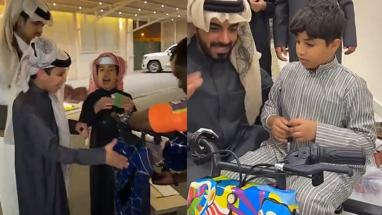 قزيع والكاشف وصلتهم سكوترات هدية 😂 قزيع ماعرف يشغله 😂😂 #فراج_قزيع_السهلي سنابات فراج قزيع السهلي