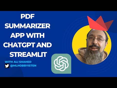 I built and deployed a summarizer with #streamlit and #chatgpt API