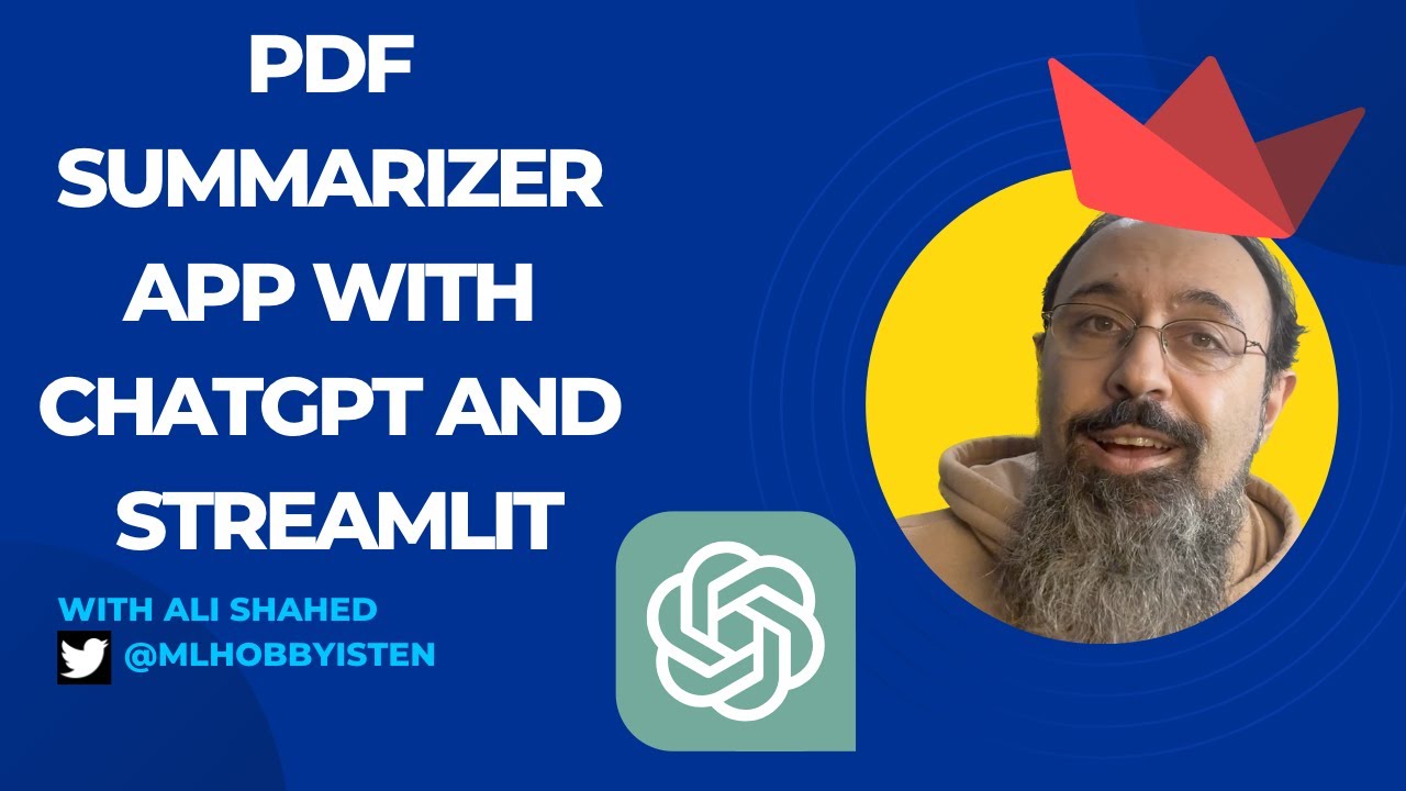 I built and deployed a summarizer with #streamlit and #chatgpt API