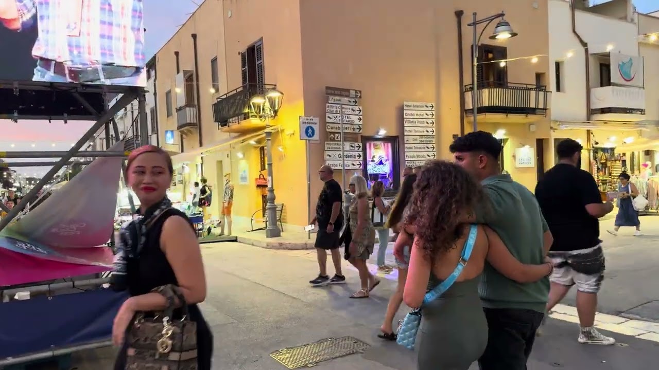 San Vito Lo Capo Sicily evening walk 2024