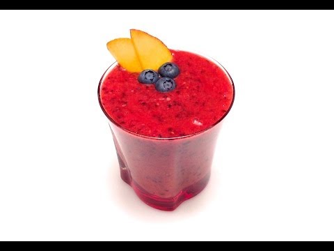 how-to-make-a-raspberry,-nectarine-and-blueberry-smoothie-/-healthy-recipe