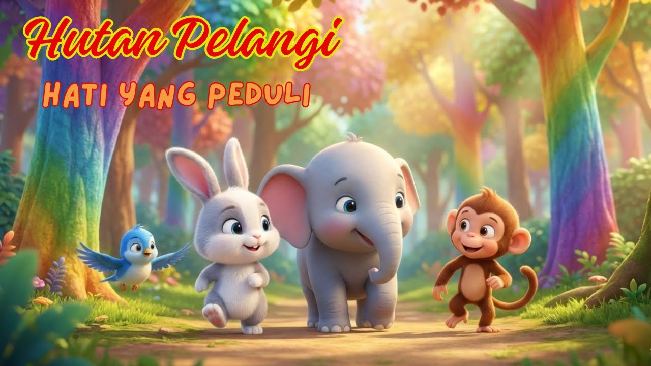 Hutan Pelangi dan Hati yang Peduli, Dongeng dengan Pesan Moral, Cerita Dunia Anak