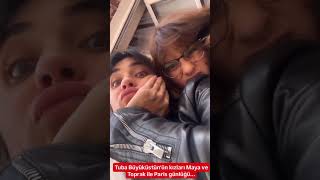 Tuba Büyüküstünün Kızları Maya Ve Toprak Ile Paris Günlüğü...