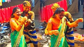 भभ क कपड दवर न खल दए Holi Vlog Bhabhi Ki Fadu Holi Holi Me Hui Masti Nidhi 2024Holi