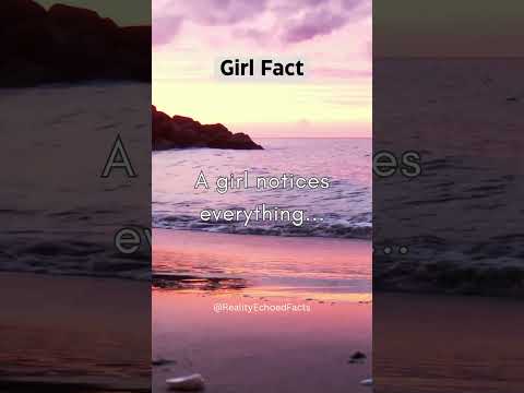 A girl notices everything... #GirlFact #shorts #dailyfacts