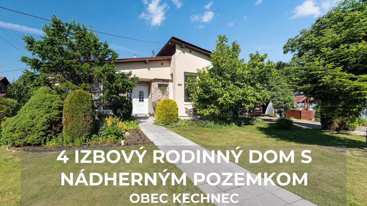 NA PREDAJ 4 IZBOVÝ RODINNÝ DOM S NÁDHERNÝM POZEMKOM | 814m2 | OBEC KECHNEC