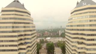 Центр Днепра: вид с воздуха
