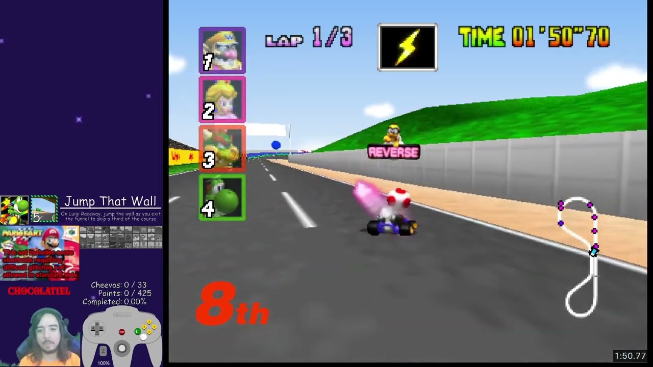 Mario  Kart 64 Subset Shortcuts - Luigi's Raceway = Shell Jump Through ... | 