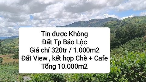 Bán Đất Giá Rẻ Bảo Lộc 320tr/1.000m2