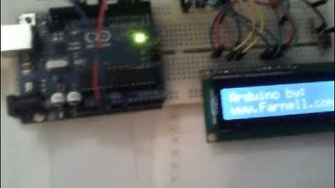 Arduino Uno, LCD Screen, and Button - MarkoeZ Arduino Video